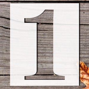 Custom Single Letter Stencil - Reusable Plastic Template for DIY Painting, Crafting & Home Decor Projects