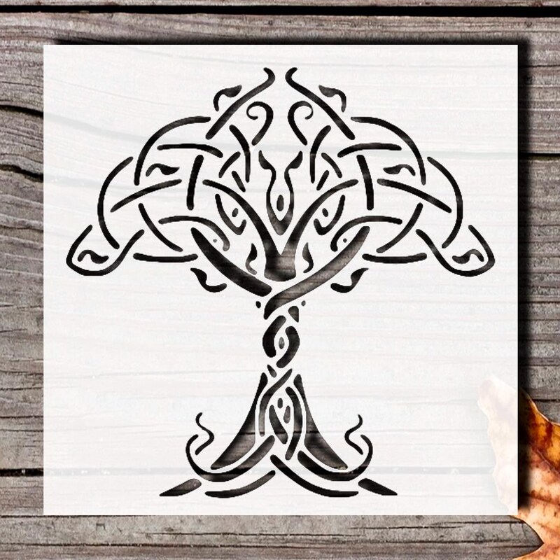 Tree of Life Stencil - Etsy