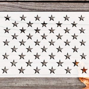 American Flag Bald Eagle Stencil Template Reusable - Wall Art