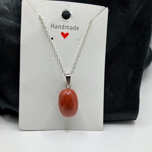 Moonga Red Coral Semi-Precious Egg shaped Stone