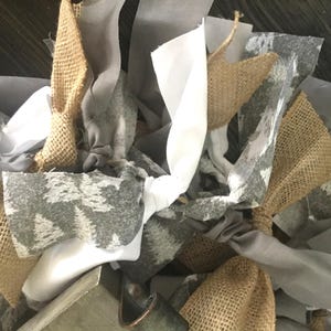 7&#39; Winter Garland for Mantel / Winter Farmhouse Garland / Christmas Decor / Christmas Tree Garland / Christmas Garland for Stairs