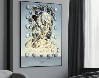 アンリ・マティス「花瓶と人物のある室内」キャンバス絵画 – ユニーク