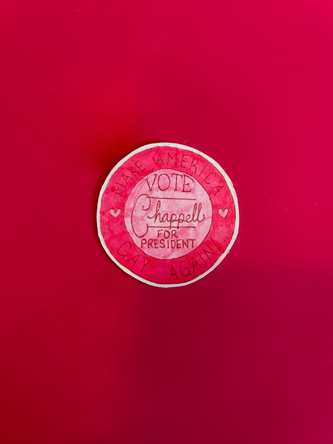 Round Maga Sticker Chappell Roan President MAGA Sticker - Etsy