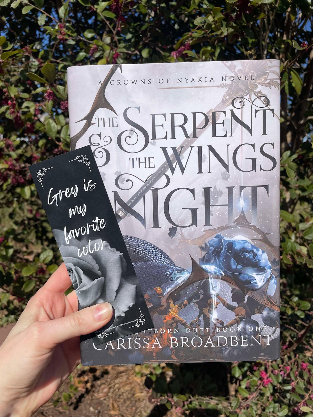 Grey Fav Color Bookmark: Book Lover Gift - Etsy