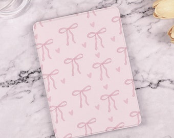 Pink Bow Kindle Paperwhite Case Auto Wake/Sleep Kindle Paperwhite Cover Paperwhite 6.8" 7'' Kindle 6" 10th 11th 12th Generation Case