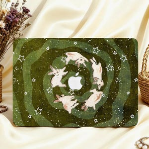Cute Rabbit Macbook Case for 2025 Pro 14 M5 Case Macbook Air 2025 15/13/11 Pro 16/15/14/13" M2 2022 2024 M3 M4 Case Laptop Cover