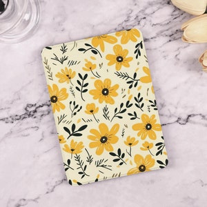 Yellow Flowers 2024 Kindle Paperwhite12th 11th 10th Case Personalization Kindle Colorsoft Kindle 6&#39;&#39; Paperwhite 6.8&#39;&#39; 7&quot;Case Auto Wake/Sleep