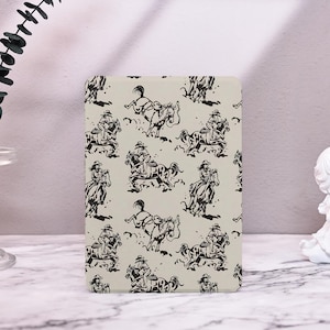 Custodia per Kindle Paperwhite da 7'' con motivo Western Cowboy Rodeo, custodia Kindle Colorsoft per Kindle Paperwhite 10a e 11a generazione, custodia per Kindle Paperwhite 2024/2022
