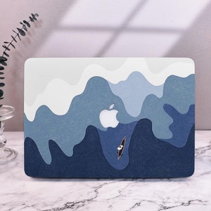 Art New MacBook Case for 2023 2024M1/M2/M3/M4 Pro 16 Pro 14 inch 16 Touch Bar Air 13.6 M2 inch Laptop Hard Mac 11/12 Case