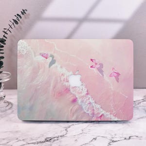 Pink Beach MacBook Laptop Case Cover For MacBook Air 11/13 Pro 13/15/16 Retina Hard Case Accessories Cover 2019 Macbook Air 13 Inch Case