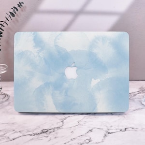 Minimalist Blue Unique MacBook Case for MacBook M2 Air 13 A2681 Pro 13 A2338 Pro 14 Pro A2442 Pro 16 inch 2022 Laptop Case 2024 2023 2021