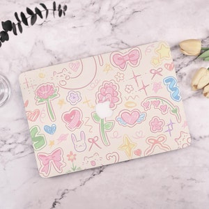 Simple Pink Theme Macbook Pro 14/15/16 Macbook Case Fit MacBook Air 13/15 Macbook 13&#39;&#39; M1 M2 M3 A2338 A2681 A2337 A3113 Aesthetic Cover
