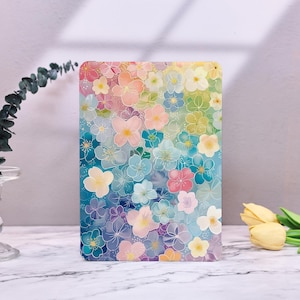 Bunte Blumen iPad Case mit Stifthalter iPad Air 5 Case Air 3 4 Case iPad Pro 12.9'' Pro 11'' 10.9'' 10.5'' 10.2'' iPad 2023/2022/2021