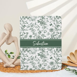 Funda personalizada Olive para iPad (A16, 2025), iPad Air (7-13"), iPad Pro (11"), iPad (8/9/10"), iPad Mini (6/7"), funda tipo libro y funda con tapa abatible con soporte para Apple Pencil.