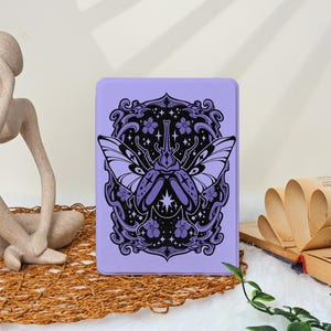 Custodia per Kindle Purple Insect completamente nuova per Kindle Paperwhite 3/4/5/6 Kindle 2019/2022 Custodia per Kindle 7" Paperwhite 2024 Custodia per Kindle 10th/11th/12th