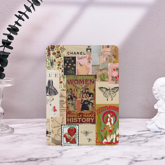 Collage style Kindle Case For Kindle 2022/2024, Kindle 10th 11th Gen Kindle Paperwhite Cover Paperwhite 6.8'' 7'' Case Paperwhite 1/2/3/4