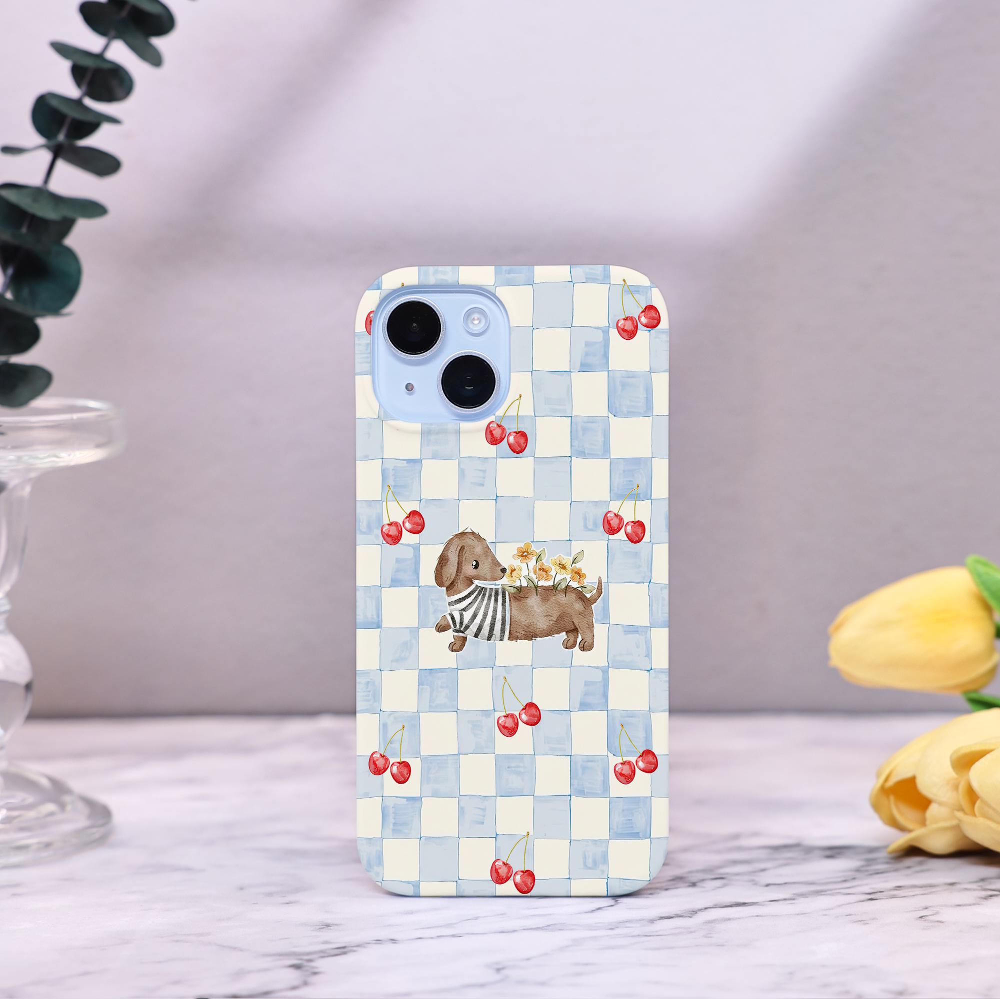 Moydolo Pelle Bassotto Portachiavi Borsa Ciondolo Carino Cucciolo Salsiccia Cane Dachshund keychian Charm per Uomo Donna