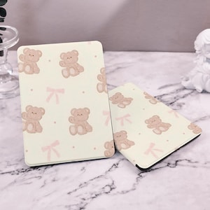 Cute Bear Kindle Case For Kindle Paperwhite 6.8&#39;&#39; 7&#39;&#39; Case Kindle 10th 11th 12th Gen Cover Paperwhite 1/2/3/4 Trendy Kindle 2022 2024 Case