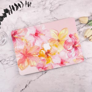 Blooming Flowers MacBook Case for MacBook Pro 13 inch Mac Air 15 13 Case, Custom Macbook Pro 14 15 16 M1 M2 Case,  Laptop Cover