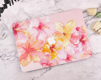 Custodia per MacBook Blooming Flowers per MacBook Pro 13 pollici, custodia per Mac Air 15 13, custodia personalizzata per MacBook Pro 14 15 16 M1 M2, custodia per laptop