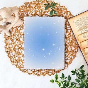 Blue Gradient iPad Case for 2025 iPad a16 10th 9th iPad Air 4/5/6 11 13&quot; m2 m3 10.9 Pro 12.9 Mini 7 Case With Pencil Holder Minimalist Case