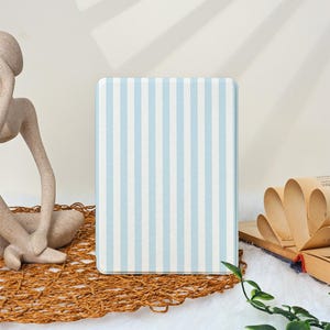 Blue Stripe All New Kindle Case For Kindle Case 7&quot; Paperwhite 2024, Kindle 10th/11th/12th, Kindle Paperwhite 4/5/6, Kindle 2019/2022 Cover
