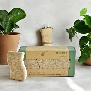 Eco-Friendly Coconut Cellulose Kitchen Scrubbers | Biodegradable, Plastic-Free Cleaning Sponges for Dishes & Surfaces