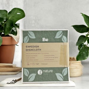 Eco‑Friendly Reusable, Ultra‑Absorbent Plastic‑Free Biodegradable 6pcs Swedish Dishcloth Set | Sustainable Zero‑Waste Kitchen Sponge Cloths!