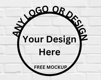 Custom Logo Metal Sign, Personalized Metal Sign Gift, Your Custom Design Metal Sign, Create Your Own Sign, Personalized Indoor Outdoor Decor
