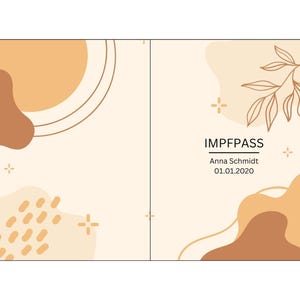 Personalisierte Impfpasshülle - Impfpass - Schutzhülle