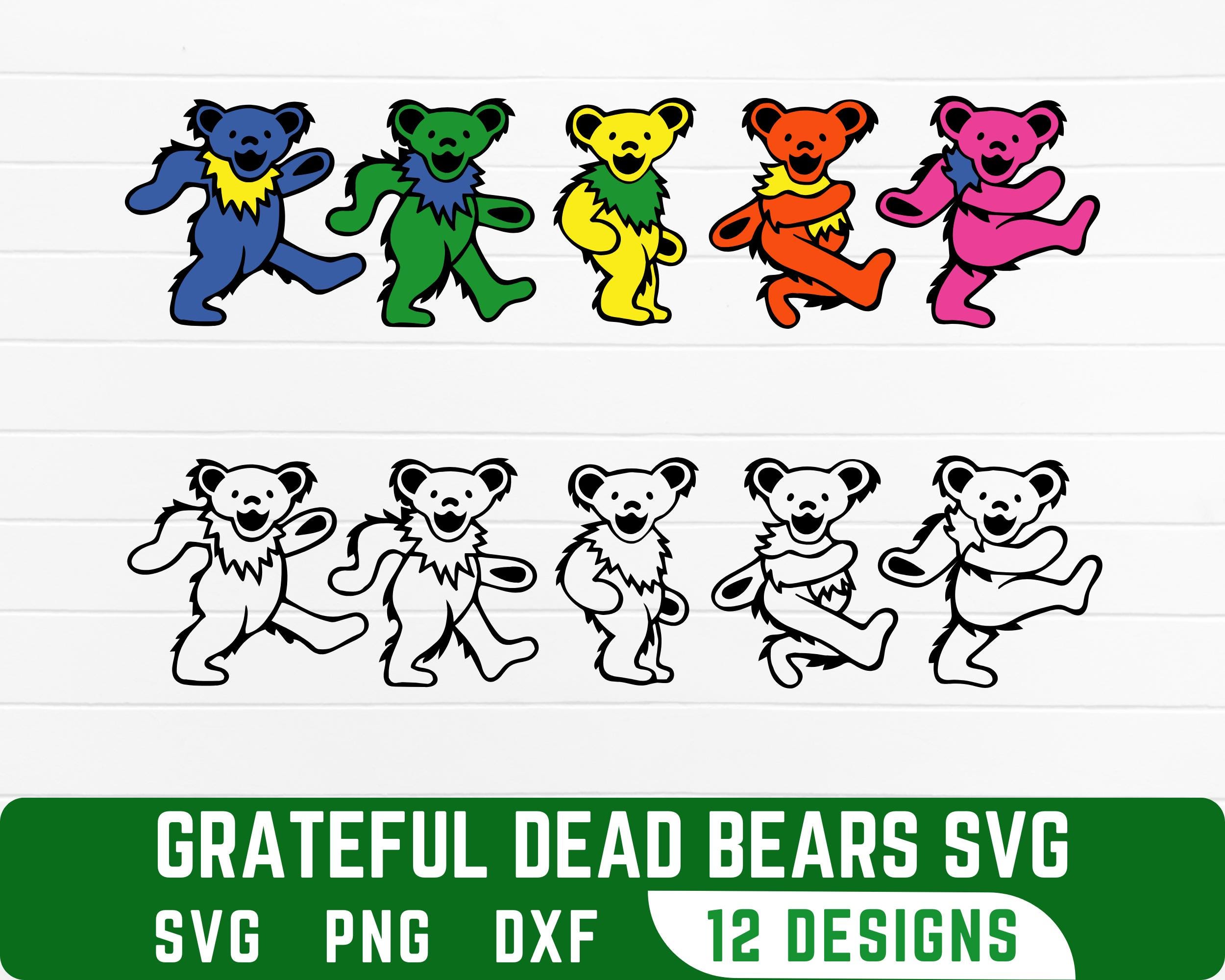 GRATEFUL DEAD DANCING BEAR PINK BLOTTER 60S HIPPIE ART DEAD