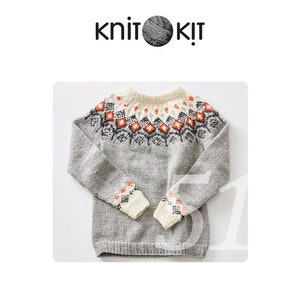 island sweater knitting. an easy instruction