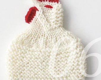 Knitting instructions for chick egg warmers for Easter or as a table decoration, instructions as an instant download in German