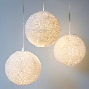 Knitting instructions for a lamp / ball lamp / lampshade made of cotton. For the children&#39;s room or living room. Instructions in German