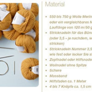 Traditional jacket knitting instructions. A cardigan in a traditional look with a cable pattern and a knob pattern. In German. image 4