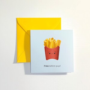 Cartão de Batata Frita/Chicks personalizado para qualquer ocasião. Bonito, atrevido ou com um trocadilho personalizado — você escolhe!