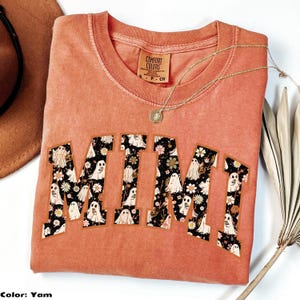 Grandma Fall Comfort Colors Shirt, Fall Shirts for Women,Mimi Grandma Shirt for Autumn Fall Sweatshirt Grandma Pumpkins Fall Halloween Shirt