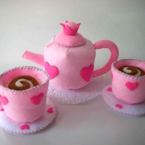 Princess Tea Party Sewing Pattern PDF (Tea cup and pot)