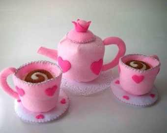 Princess Tea Party Sewing Pattern PDF (Tea cup and pot)