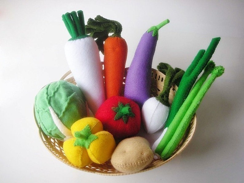 Bundle Lovely Vegetables Set 12 PDF Felt Sewing Pattern 19 Etsy