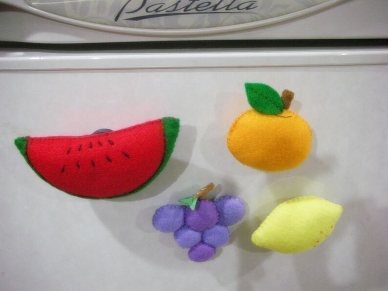 Felt Fruit Sewing Patterns and Instructions PDF Cute Easy. Etsy UK