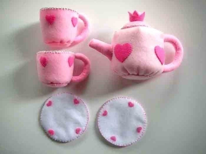 Princess Tea Party Sewing Pattern PDF Tea cup and pot image 2