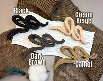 Snake Hair Claw Clip Set, Matte Neutral Hair Clip for Women, 2 Pcs or 4 Pcs Hair Accessories, Minimalist Hair Clip, Gift for Her