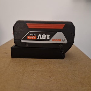 Bosch 18v 4.0Ah Battery Holder 3D Printing *STL ONLY*