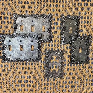 Charm N’ Style Vintage Blommig Kant Metall Switchplate Fodral