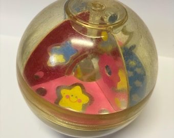 Fisher Price Activity Ball Vintage 1987 Quaker Oats Prodotto negli USA 5" Plastica