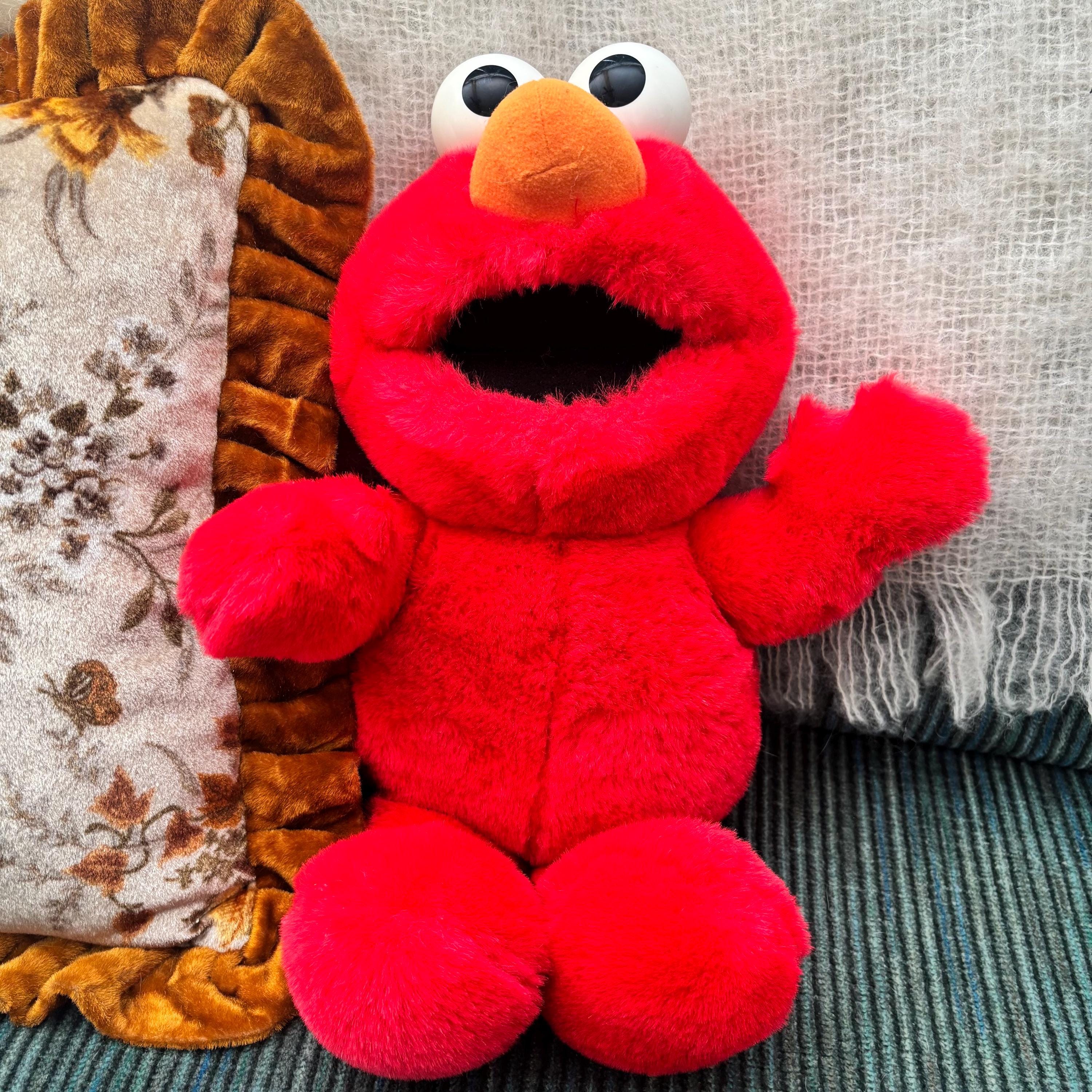 Ancienne peluche Rue Sésame ERNEST ELMO Vintage TYCO 1998 hs ne