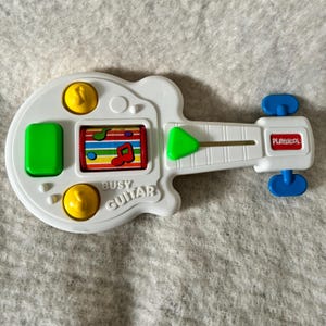 Vintage Playskool Busy Guitar Toddler Toy