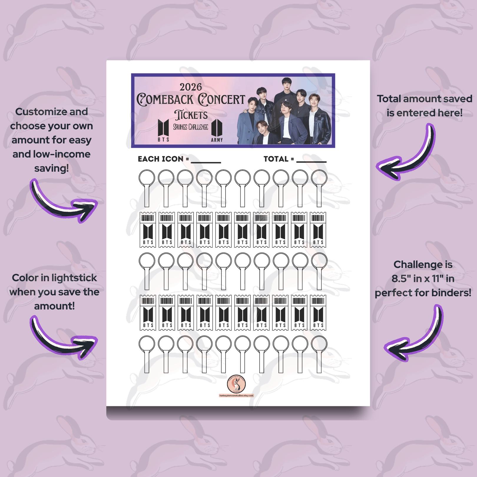 BTS Concert Savings Challenge: K-pop ARMY Tour Fund Tracker