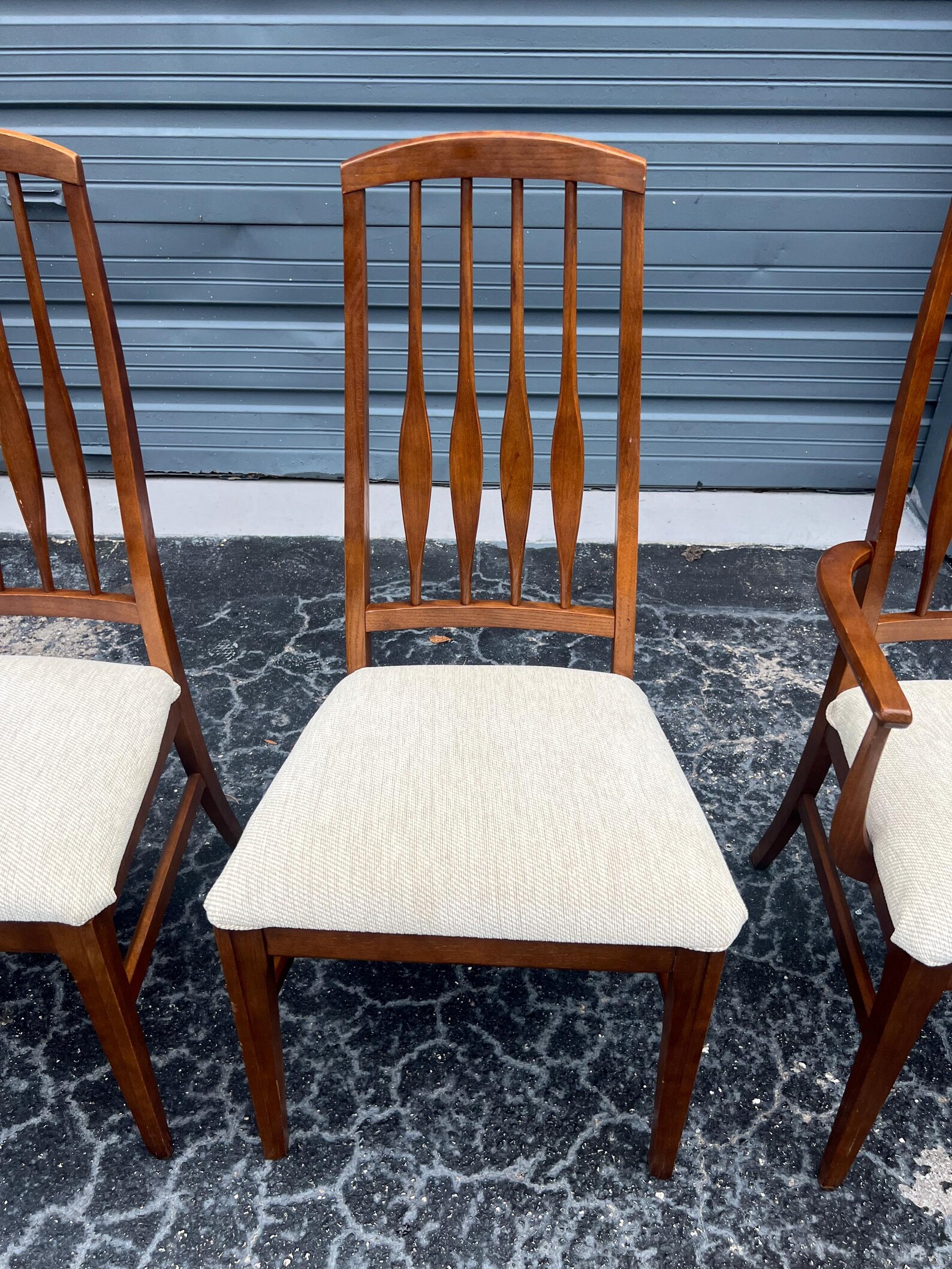 Mid Century Modern, MCM Dining Table Set, MCM Dining Chairs, MCM Dining
